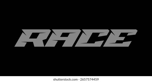 Design de adesivo gráfico vetor de letras de corrida. Faça o download agora em formato de alta resolução e imprima em qualquer tamanho