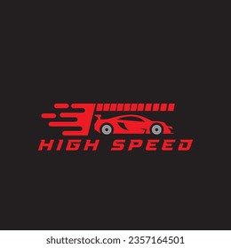 racing logo racing car speed racing automotive vector icon symbol illustration minimalist design