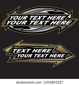 logotipo de carreras aislado en fondo negro para elementos de negocio, impresión de pantalla, impresión digital, DGT, DFT y afiche.	
