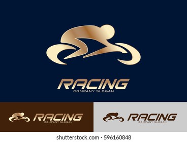 Racing Logo Template Design Vector