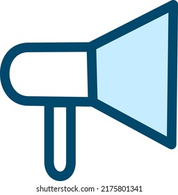 Altavoz de carreras, ilustración, vector sobre fondo blanco.