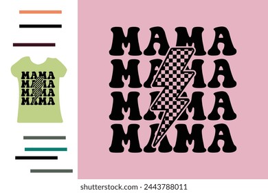 Racing mama t shirt design