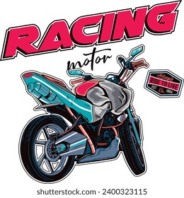 racing moto boy bike race street