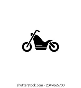 icono de moto de carreras diseñado en estilo sólido y estilo de glifo en tema de icono de transporte