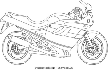 Racing motorbikes are one of the vehicles that people like to drive or collect