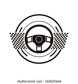 Racing motorsport symbol