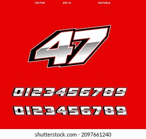 24,795 Racing number vectors Stock Vectors, Images & Vector Art ...