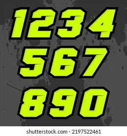 RACING NUMBER PACK SPECIAL EDITION