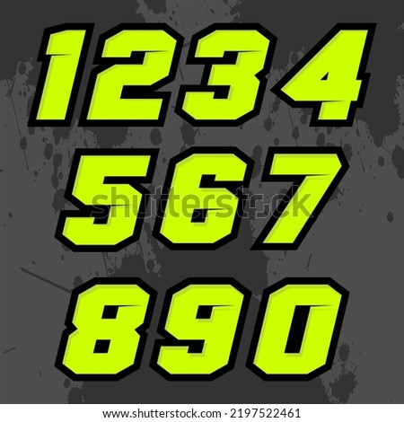 RACING NUMBER PACK SPECIAL EDITION