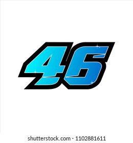 Racing Number Start Racing Number Sport Stock Vector (Royalty Free ...