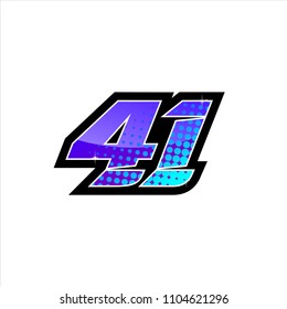 Racing Number Start Racing Number Sport Stock Vector (Royalty Free ...