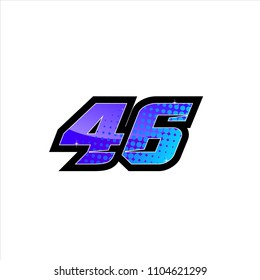 Racing Number Start Racing Number Sport Stock Vector (Royalty Free ...