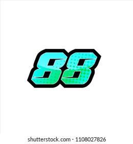 Racing Number Start Racing Number Sport Stock Vector (Royalty Free ...