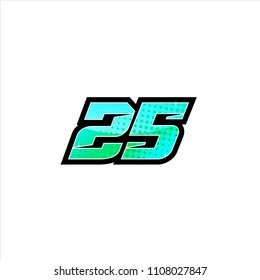 Racing Number Start Racing Number Sport Stock Vector (Royalty Free ...