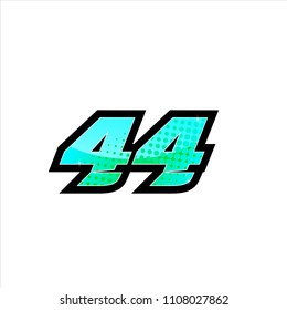 Racing Number Start Racing Number Sport Stock Vector (royalty Free 