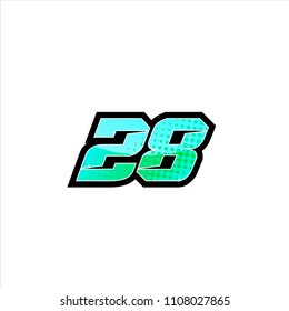 Similar Images, Stock Photos & Vectors of Racing number, start racing ...