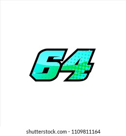 Racing Number Start Racing Number Sport Stock Vector (Royalty Free ...