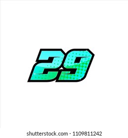 Racing Number Start Racing Number Sport Stock Vector (Royalty Free ...