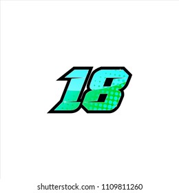 Similar Images, Stock Photos & Vectors of Racing number, start racing ...