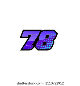 Racing Number Start Racing Number Sport Stock Vector (Royalty Free ...