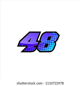 Racing Number Start Racing Number Sport Stock Vector (Royalty Free ...