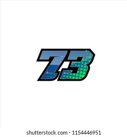 Racing Number Start Racing Number Sport Stock Vector (Royalty Free ...