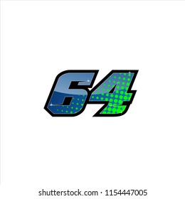 Racing Number Start Racing Number Sport Stock Vector (Royalty Free ...