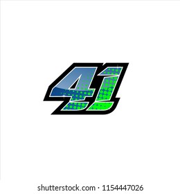 Racing Number Start Racing Number Sport Stock Vector (Royalty Free ...