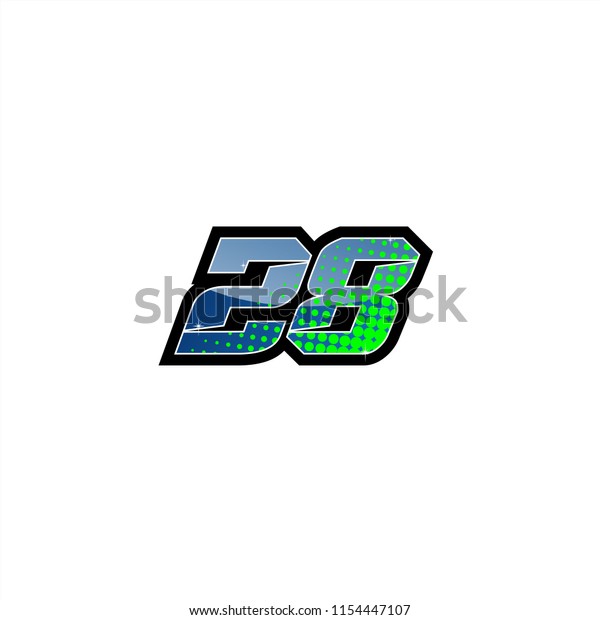Racing number,\
start racing number, sport race number 28 with halftone dots style\
vector illustration eps\
10