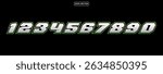 Racing Number  Vector Design Template logo