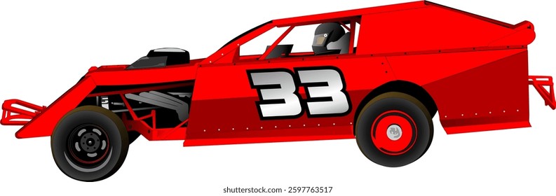 racing oval dirt late model mod 