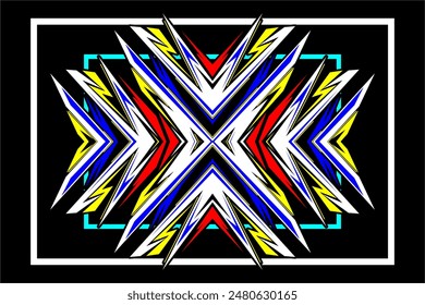 racing pattern background vector design with a unique pattern
