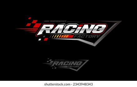  Racing performance design for t shirt automotive vector illustration 