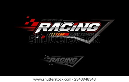  Racing performance design for t shirt automotive vector illustration 