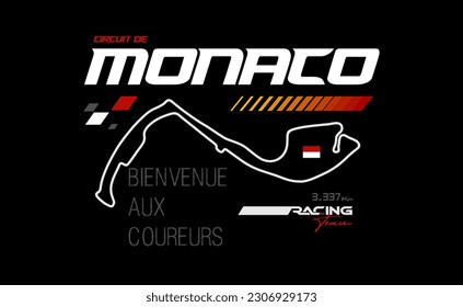 racing performance trendy fashionable vector t-shirt and apparel design, typography, print, poster. Global swatches. 