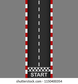 Racing road start