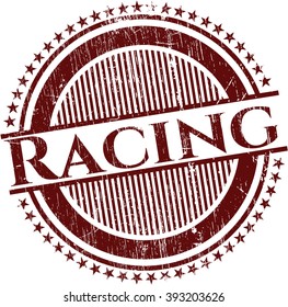 Racing rubber grunge texture seal
