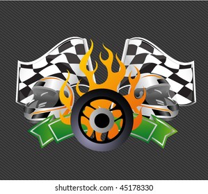 racing sign