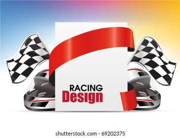 racing sign