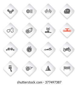 Racing  simply symbols for web and user interface