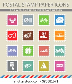 Racing  simply symbols for web and user interface