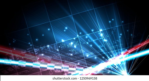 Racing speed background, vector illustration. Motion abstract