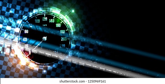 Racing speed background, vector illustration. Motion abstract