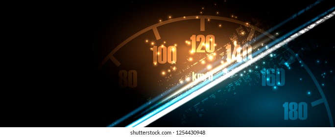 Fondo de velocidad de carrera, ilustración vectorial. Escepticismo de movimiento