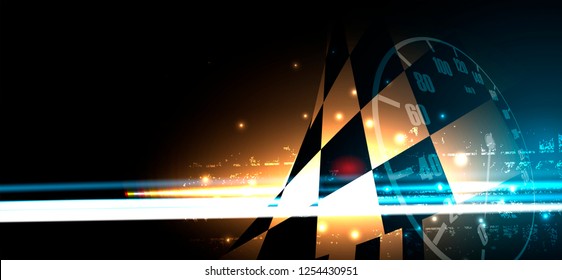 Racing speed background, vector illustration. Motion abstract