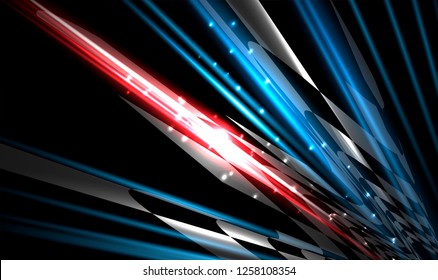 Racing speed background, vector illustration. Motion abstract