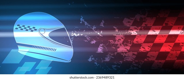 Racing speed background, vector illustration abstraction in car track