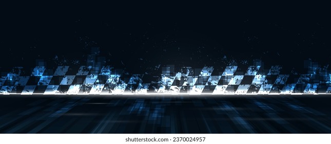 Racing speed background, vector illustration abstraction in car track