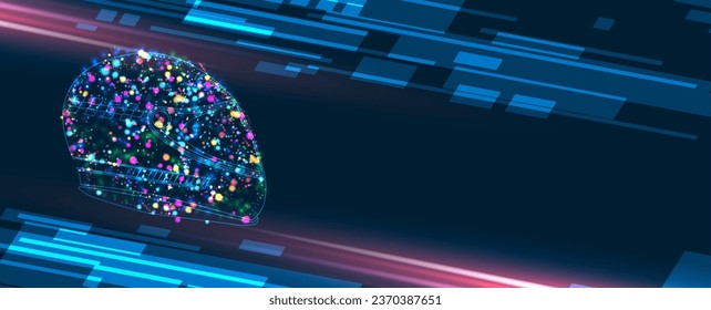 Racing speed background, vector illustration abstraction in car track