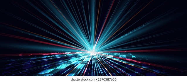 Racing speed background, vector illustration abstraction in car track